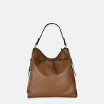 Large Pebble Leather Bucket Bag with Crossbody Strap - Big Bag NY