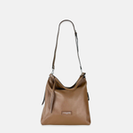 Large Pebble Leather Bucket Bag with Crossbody Strap - Big Bag NY