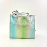 Laura DiMaggio Metallic Ombre Shopper Green - Big Bag NY