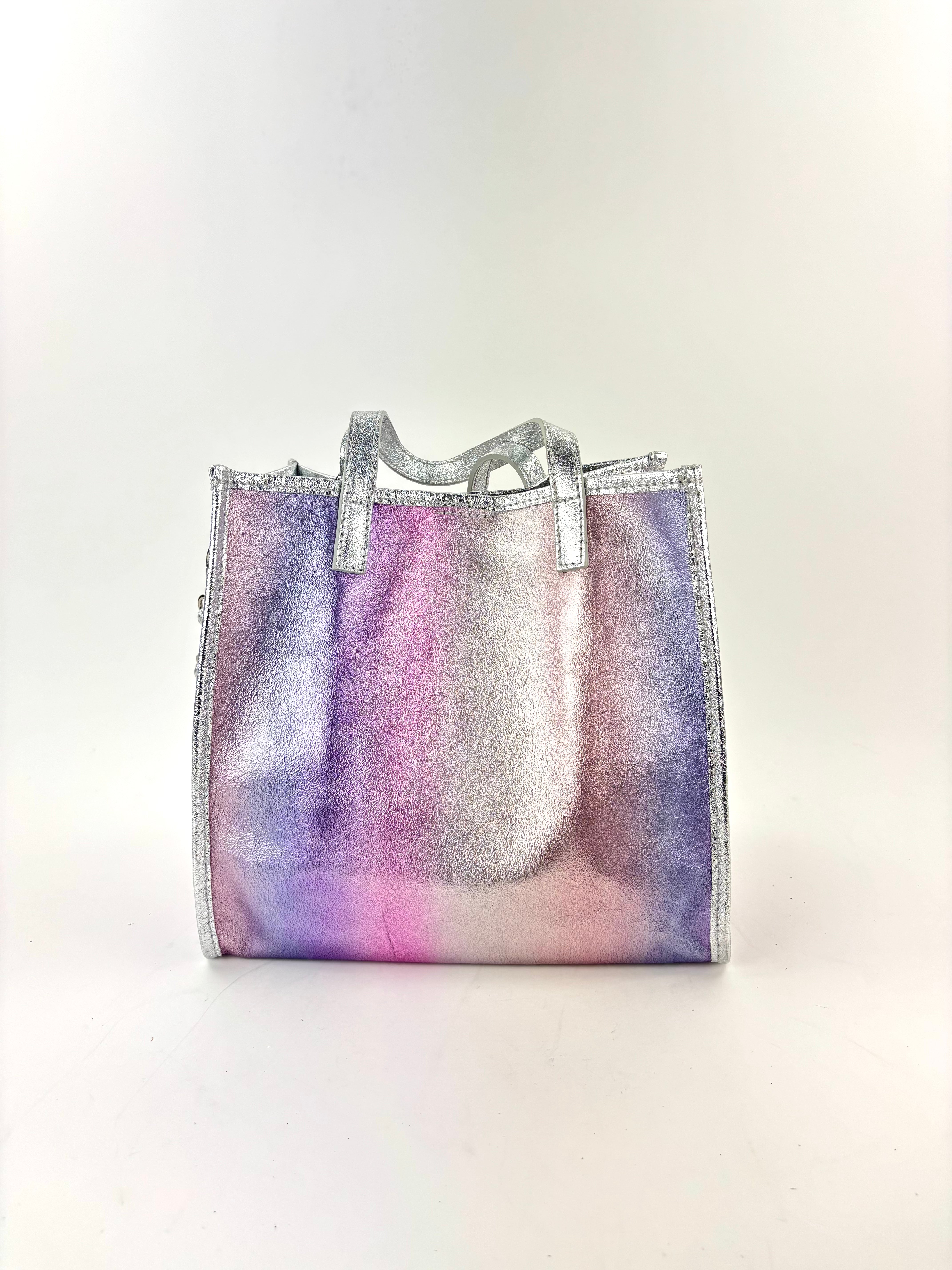 Laura DiMaggio Metallic Ombre Shopper Purple - Big Bag NY