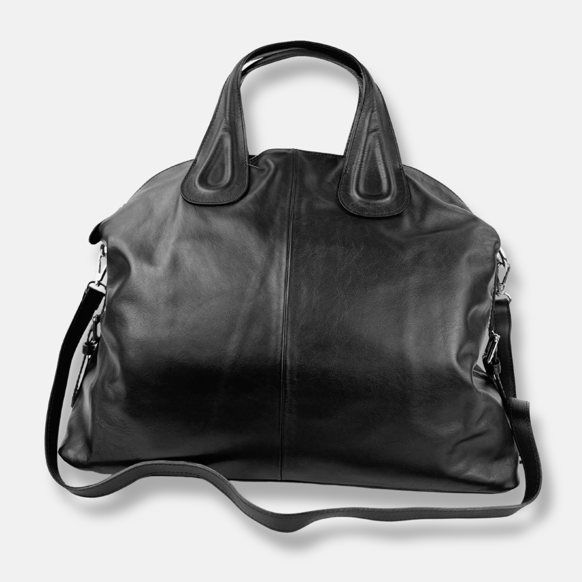Laura Di Maggio Large Leather Black Tote - big Bag NY