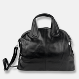 Laura Di Maggio Large Leather Black Tote - Big Bag NY