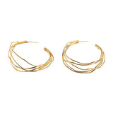 Laure Mory Bijoux Creoles Lambra Hoops - Big Bag NY
