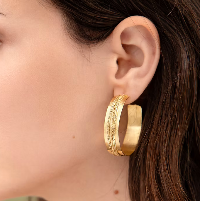 Laure Mory Bijoux Kasai Hoops - Big Bag NY