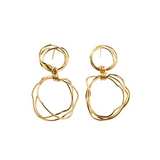 Laure Mory Bijoux Lambra Post Double Drops - Big Bag NY