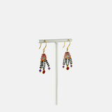 Le Fourbi de Capucine Ruby and Amethyst Chandelier Earrings =Big Bag NY 2