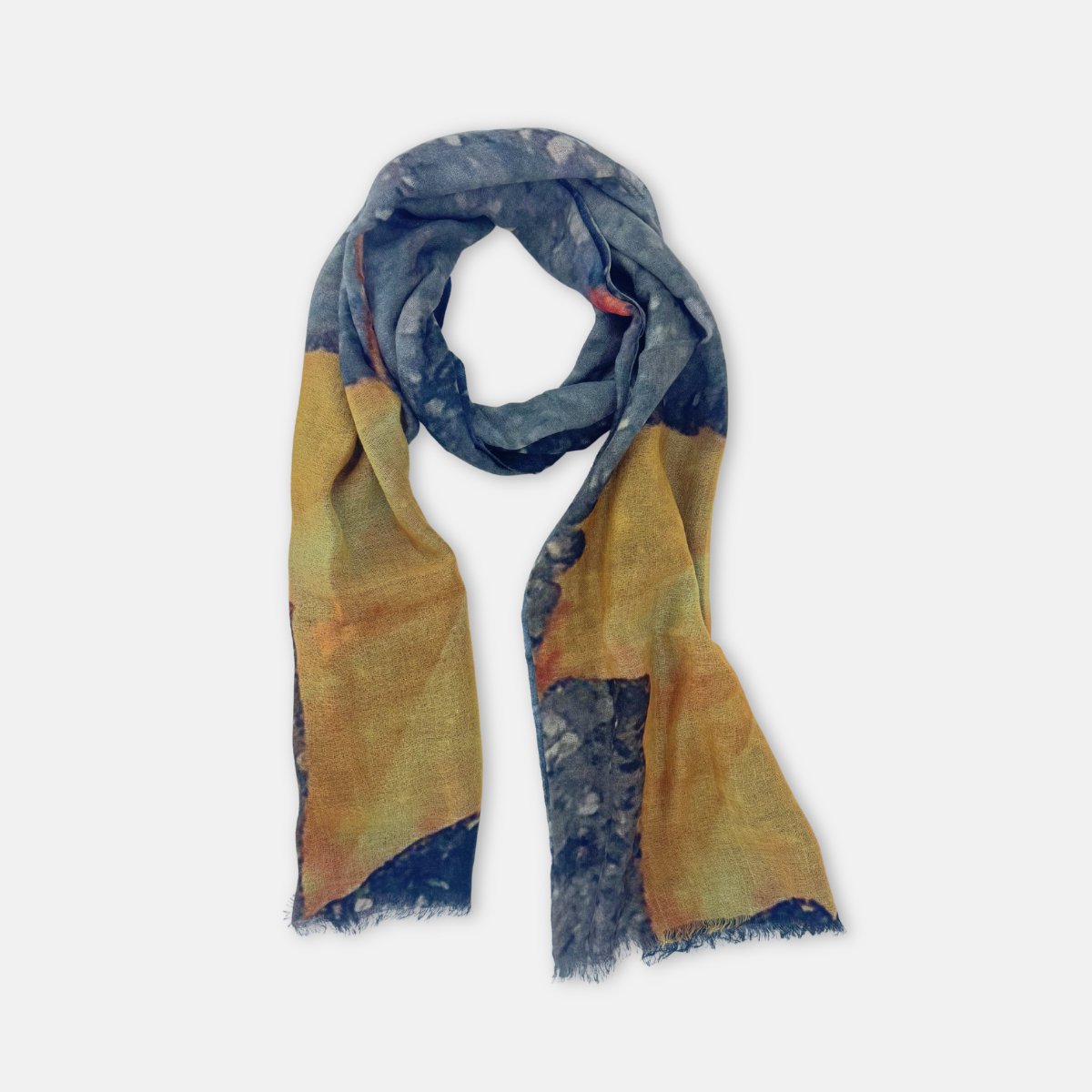 Leaf Cashmere Scarf - Big Bag NY