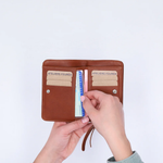 Les Ateliers Foures Fold Over Wallet with Zippered Coin Compartment - Big Bag NY
