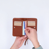 Les Ateliers Foures Fold Over Wallet with Zippered Coin Compartment - Big Bag NY