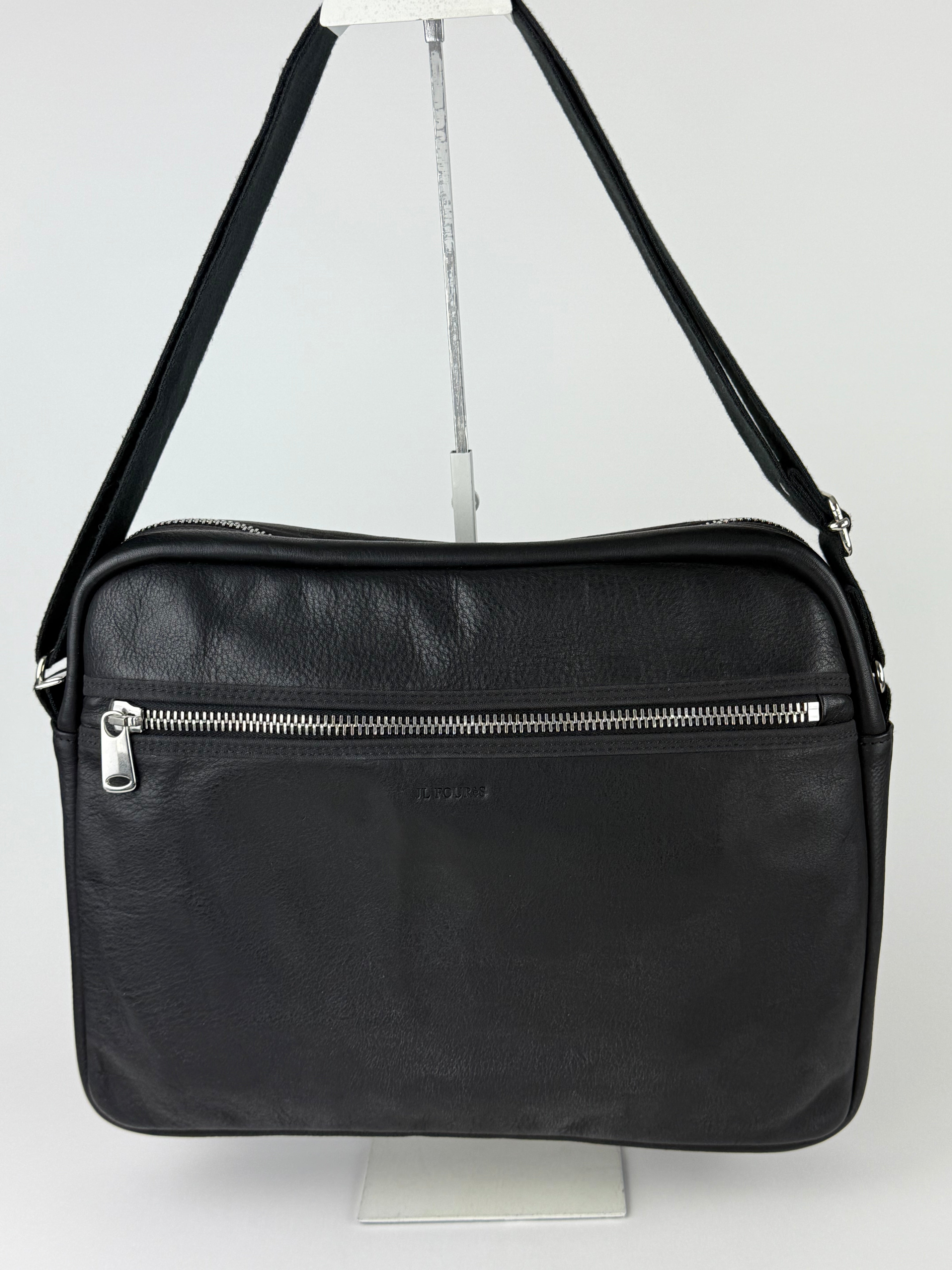 Les Ateliers Foures Route 81 Black Computer Bag - Big Bag NY