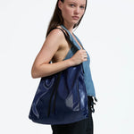 Jack Gomme Original Light Vegan Lesac Shopping Bag in Marine - Big Bag NY