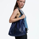 Jack Gomme Original Light Vegan Lesac Shopping Bag in Marine - Big Bag NY