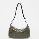 Liris Light Leather Shoulder Bag in Lichen - Big Bag NY