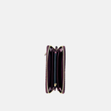 Long Zip Around Clutch Wallet in Embossed Alligator Leather - Big Bag NY