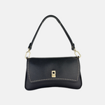 MINIBAG Medium Turn Lock Flap Shoulder Bag Nero Black - Big Bag NY