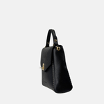 MINI BAG Medium Turn Lock Top Handle Bag Nero Black - Big Bag NY 1