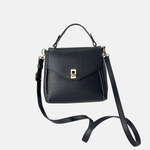 MINI BAG Medium Turn Lock Top Handle Bag Nero Black - Big Bag NY 2