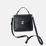 MINI BAG Medium Turn Lock Top Handle Bag Nero Black - Big Bag NY 2