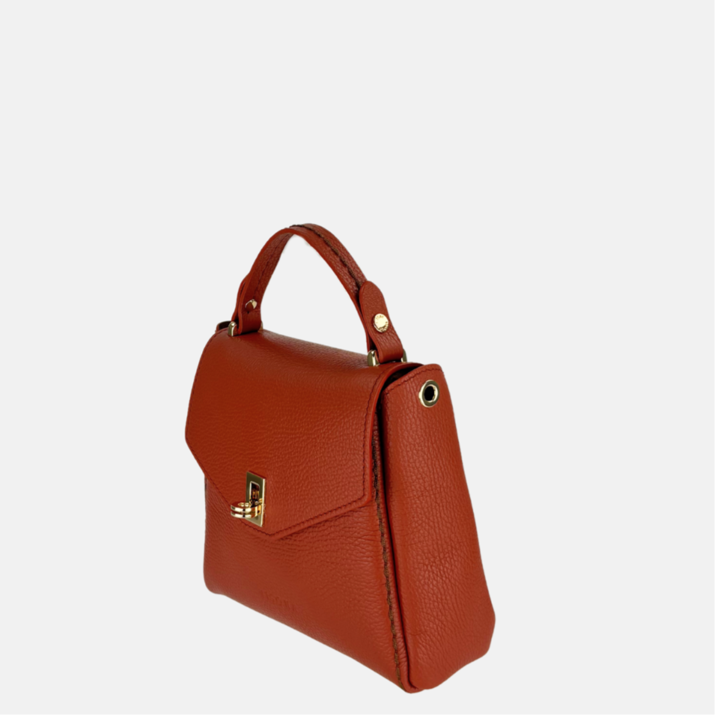 MINI BAG Medium Turn Lock Top Handle Bag Siena - Big Bag NY 1