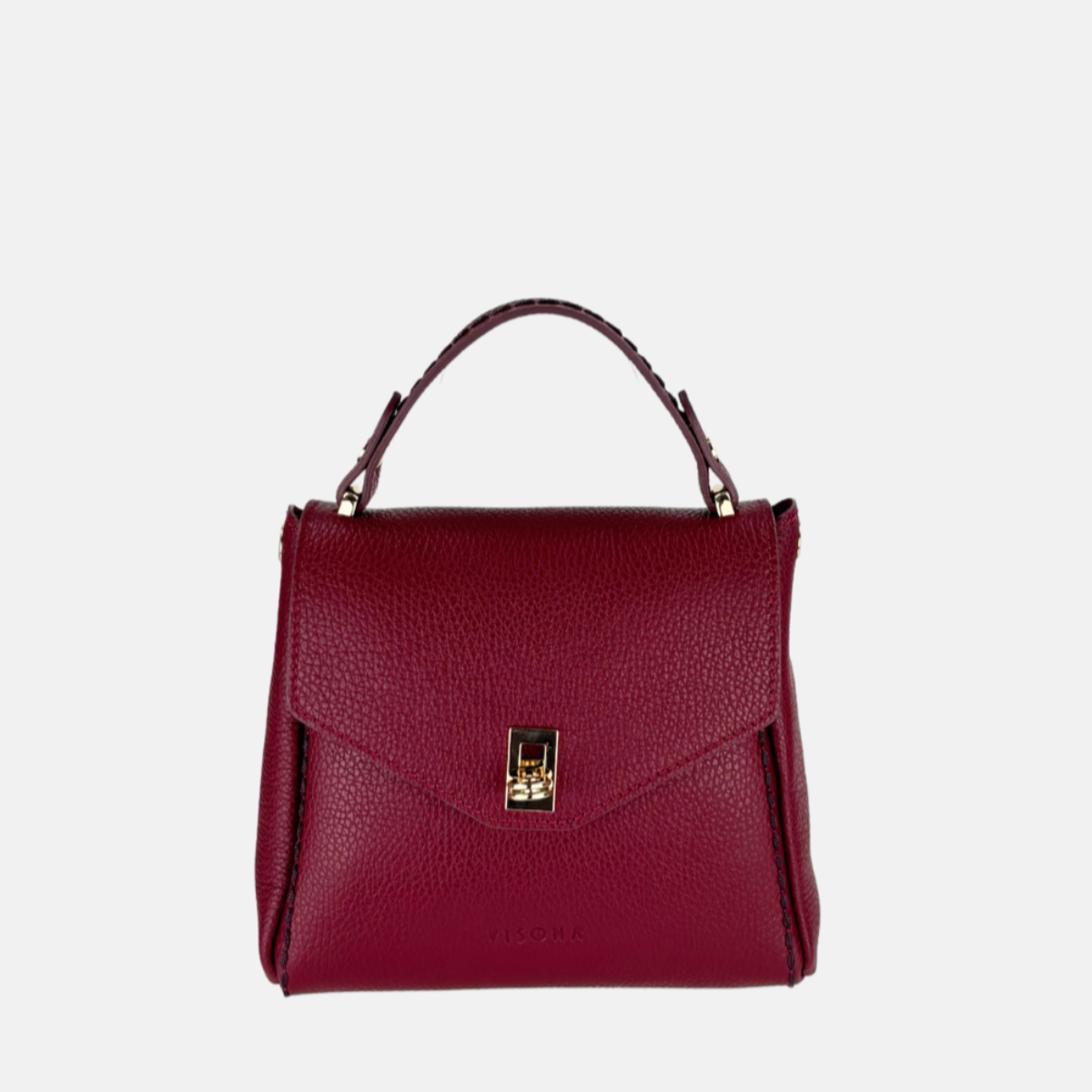 MINI BAG Medium Turn Lock Top Handle Bag Vino Wine - Big Bag NY