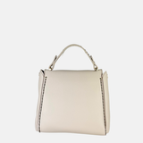 MINI BAG Medium Turn Lock Top Handle Bag stone back - Big Bag NY