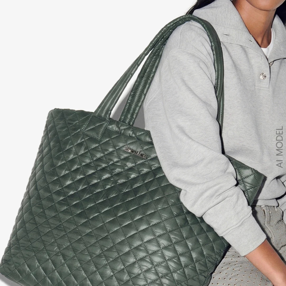 MZWallace Large Metro Tote Deluxe in Juniper - Big Bag NY