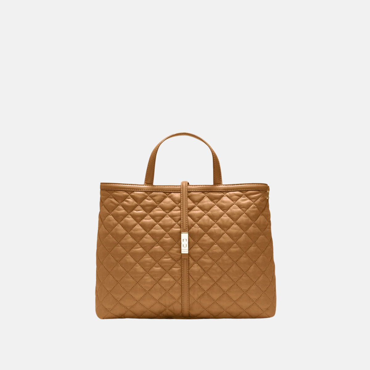 MZ WALLACE Medium Astor Top Handle Bag with Crossbody Strap in Cognac - Big Bag NY