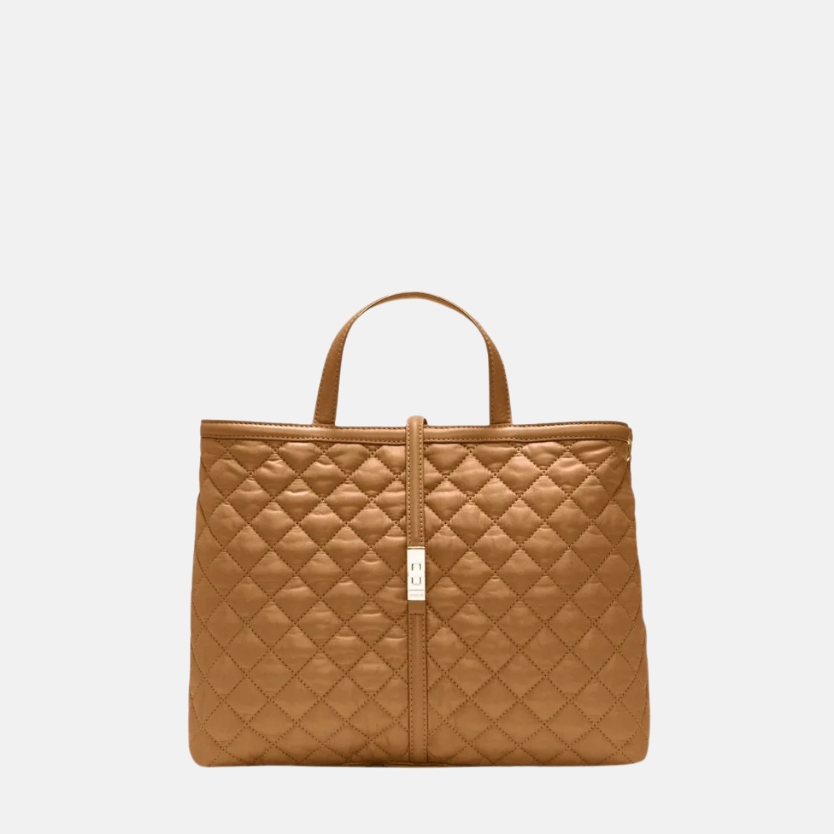 MZ WALLACE Medium Astor Top Handle Bag with Crossbody Strap in Cognac - Big Bag NY