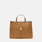 MZ WALLACE Medium Astor Top Handle Bag with Crossbody Strap in Cognac - Big Bag NY