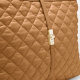 MZ WALLACE Medium Astor Top Handle Bag with Crossbody Strap in Cognac - Big Bag NY
