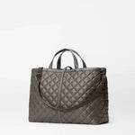 MZ WALLACE Medium Astor Top Handle Bag with Crossbody Strap in Magnet - Big Bag NY