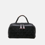 MZ WALLACE Metro Accordion Cosmetic Case In Black Velvet - Big Bag NY