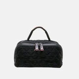 MZ WALLACE Metro Accordion Cosmetic Case In Black Velvet - Big Bag NY