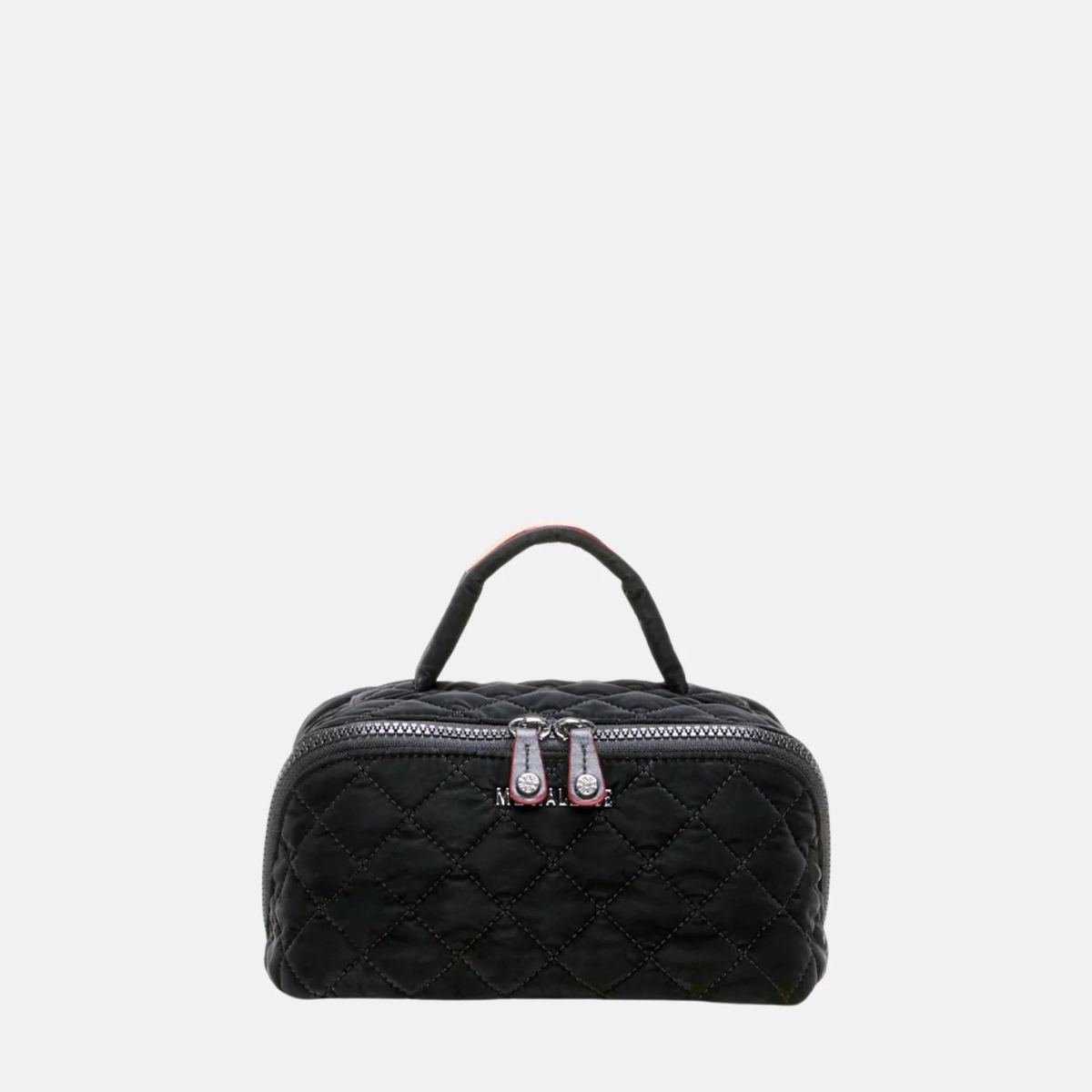 MZ WALLACE Metro Accordion Cosmetic Case In Black Velvet - Big Bag NY