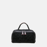 MZ WALLACE Metro Accordion Cosmetic Case In Black Velvet - Big Bag NY