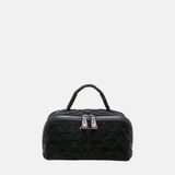 MZ WALLACE Metro Accordion Cosmetic Case In Black Velvet - Big Bag NY