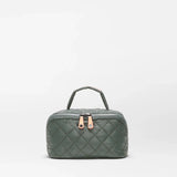 MZ WALLACE Metro Accordion Cosmetic Case In Juniper - Big Bag NY