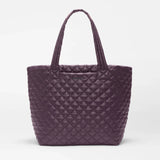 MZ WALLACE Raisin Medium Metro Tote Deluxe - Big Bag NY