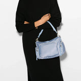 MZ Wallace Chelsea Crossbody Stone Blue - Big Bag NY