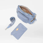 MZ Wallace Chelsea Crossbody Stone Blue - Big Bag NY