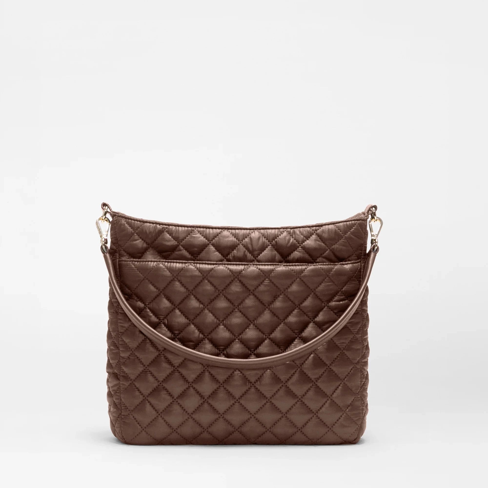 MZ Wallace Crosby Hobo in Walnut - Big Bag NY