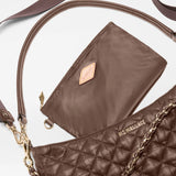 MZ Wallace Crosby Hobo in Walnut - Big Bag NY