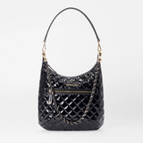MZ Wallace Crosby Sienna Black Lacquer - Big Bag NY
