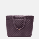 MZ Wallace Large Metro Tote Deluxe in Raisin - Big Bag NY