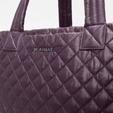 MZ Wallace Large Metro Tote Deluxe in Raisin - Big Bag NY