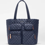 MZ Wallace Large Metro Travel Tote in Navy - Big Bag NY