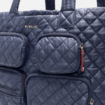MZ Wallace Large Metro Travel Tote in Navy - Big Bag NY