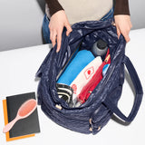 MZ Wallace Large Metro Travel Tote in Navy - Big Bag NY
