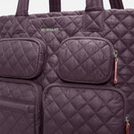 MZ Wallace Large Metro Travel Tote in Raisin - Big Bag NY