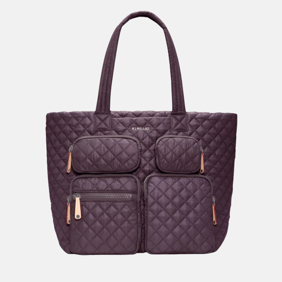 MZ Wallace Large Metro Travel Tote in Raisin - Big Bag NY
